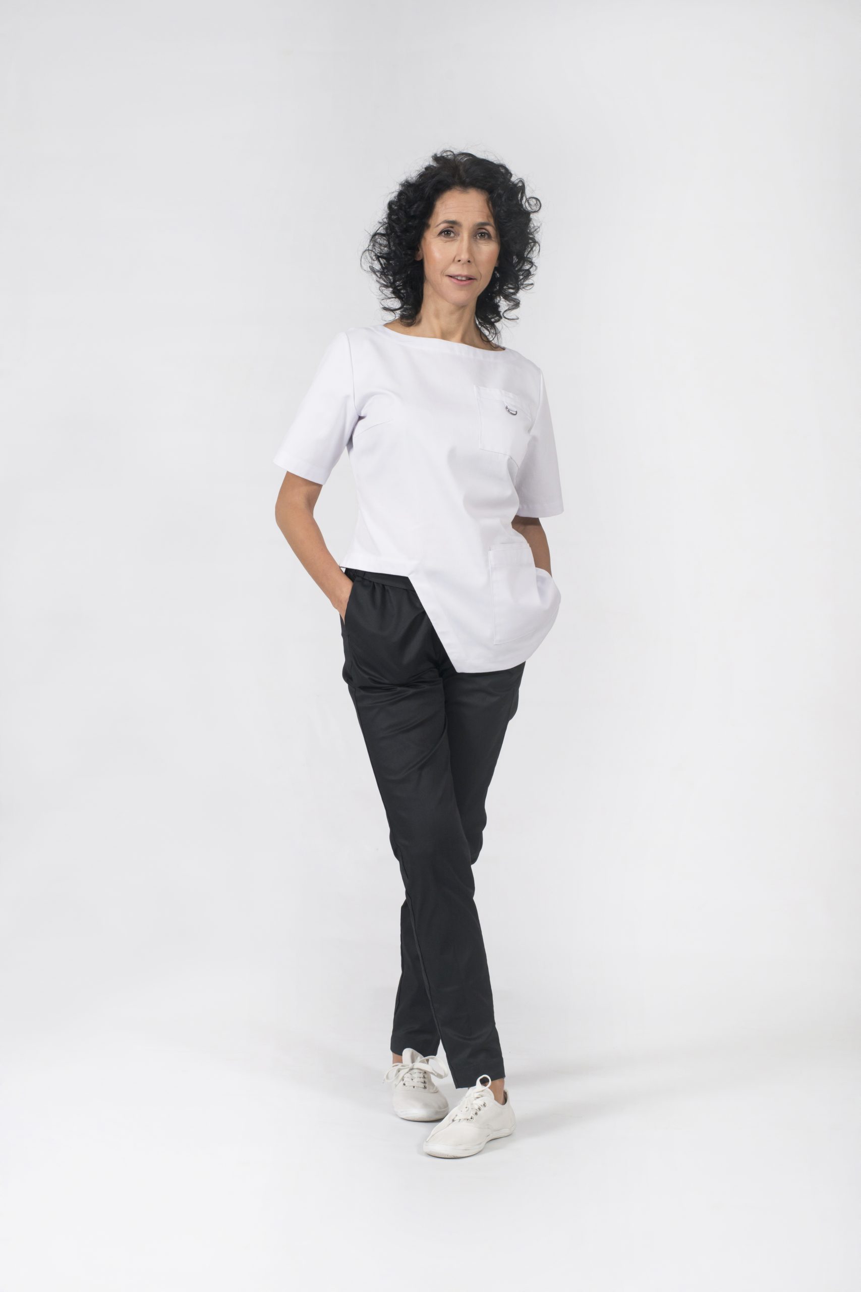 stylish doctor odzież ubrania medyczne lekarskie stomatologiczne fizjoterapeutyczne scrubs bluza bluzka silvie 022