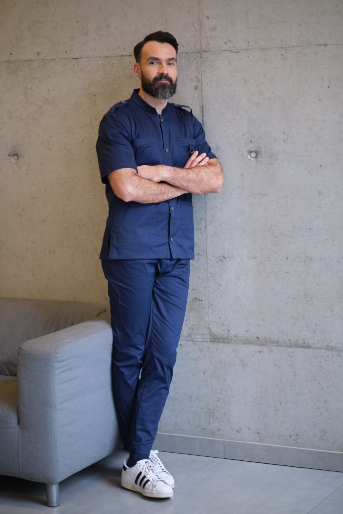 odzież ubranie lekarskie reumatolog laryngolog anestezjolog scrubs bluza giorgio 004
