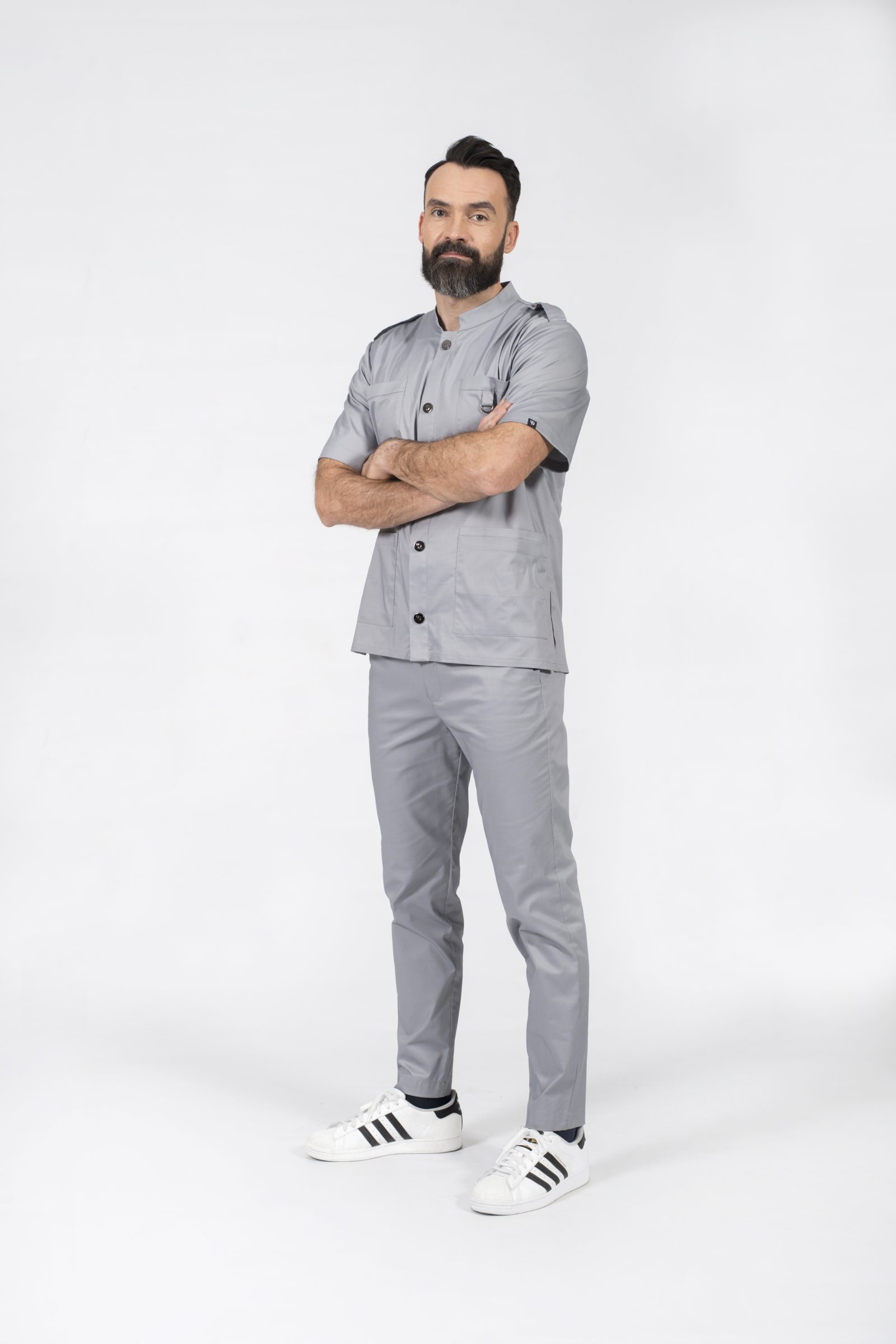 stylish doctor medycyna ubiór pracownicy medyczni personel służba medyczna scrubs bluza carlo popr 002