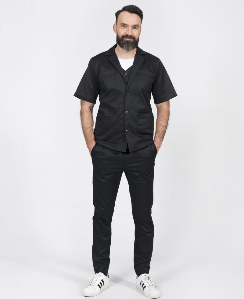 stylish doctor neurosurgeon for orthopedist, pediatrician and dentist scrubs bluza donvito 004