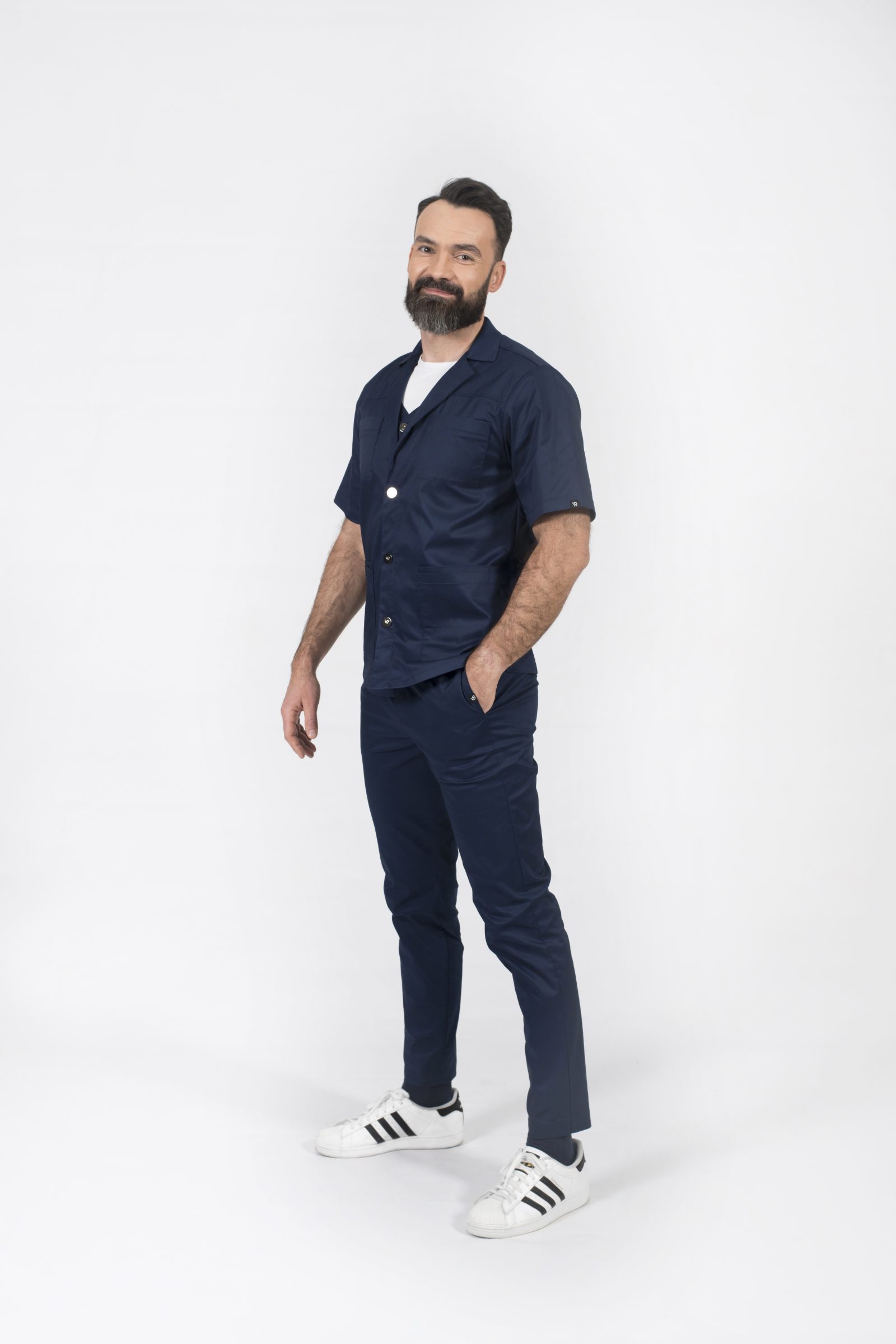 stylish doctor odzież dla neurologa lekarza kardiologa specjalistów onkologa scrubs bluza donvito popr 005