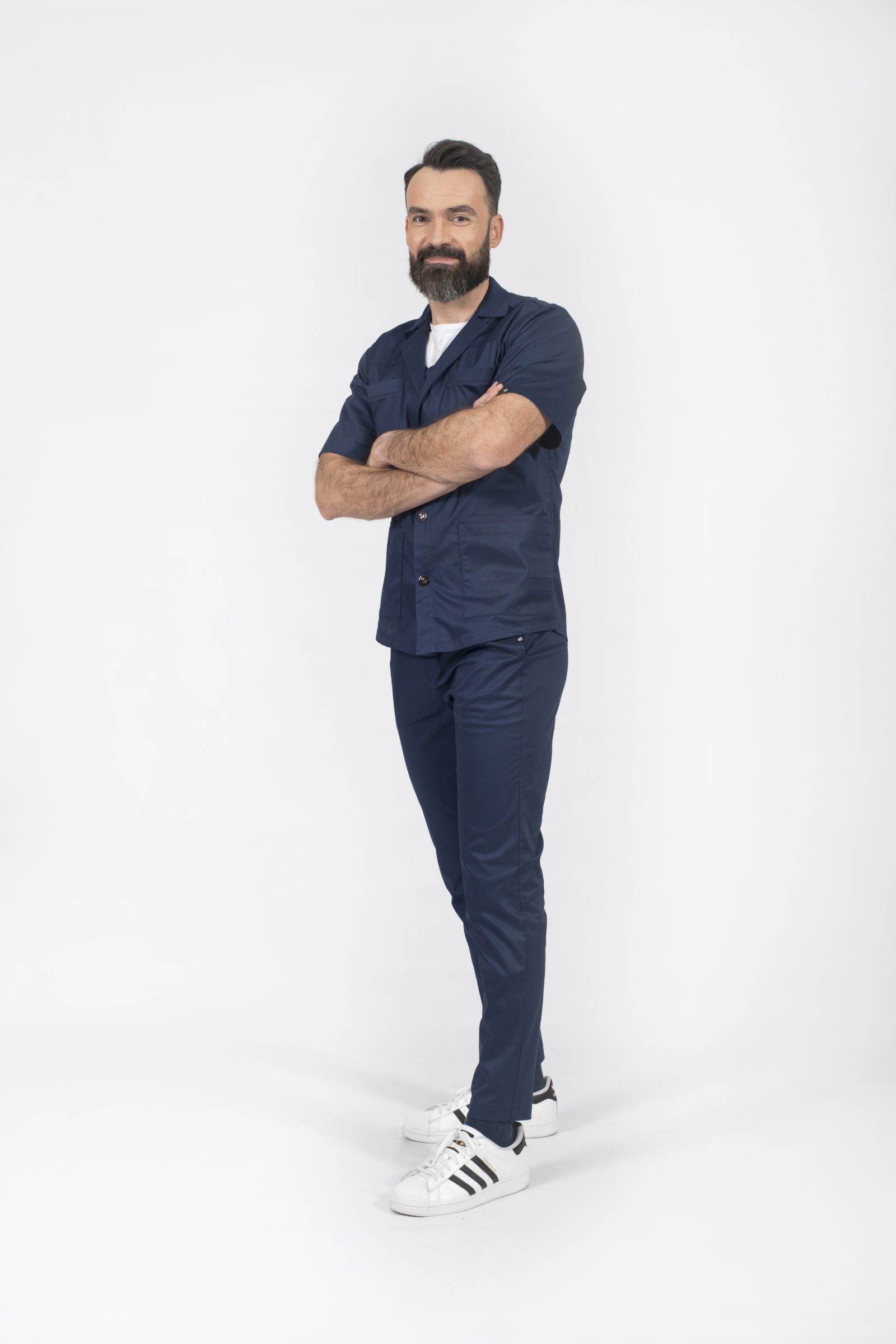 stylish doctor odzież dla neurologa lekarza kardiologa specjalistów onkologa scrubs bluza donvito popr 006