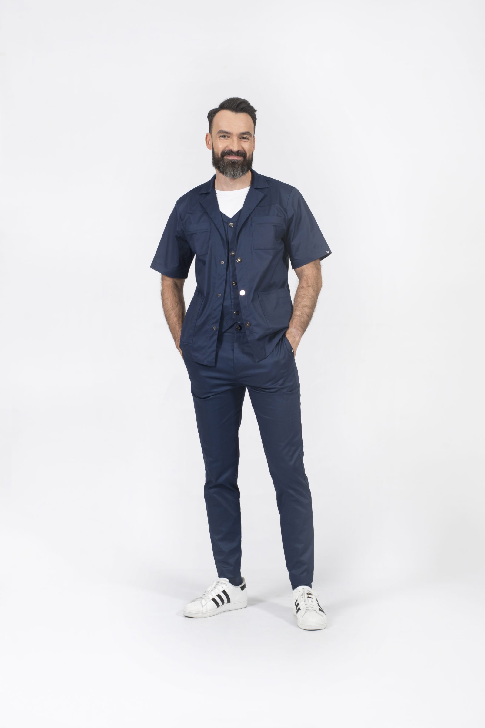 stylish doctor odzież higieniczna stomatologiczne fizjoterapeutyczne scrubs bluza donvito popr 008