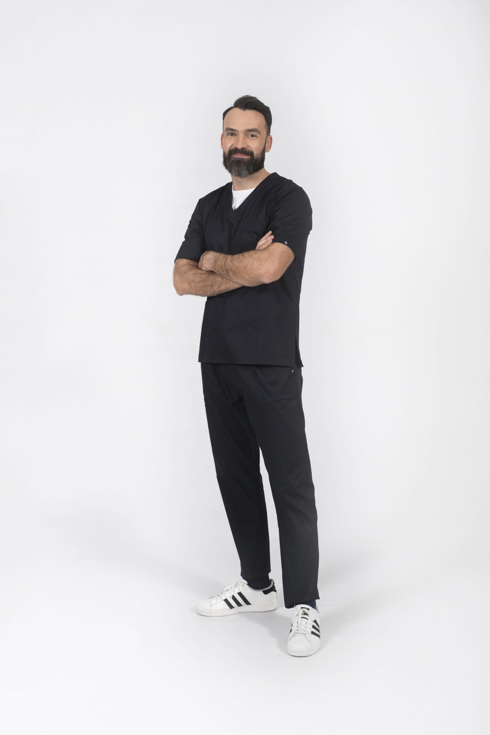 stylish doctor odzież medyczna z kieszeniami wygodne eleganckie dla lekarza personelu szpitala prywatnego bluza bluzka leonardo popr 002