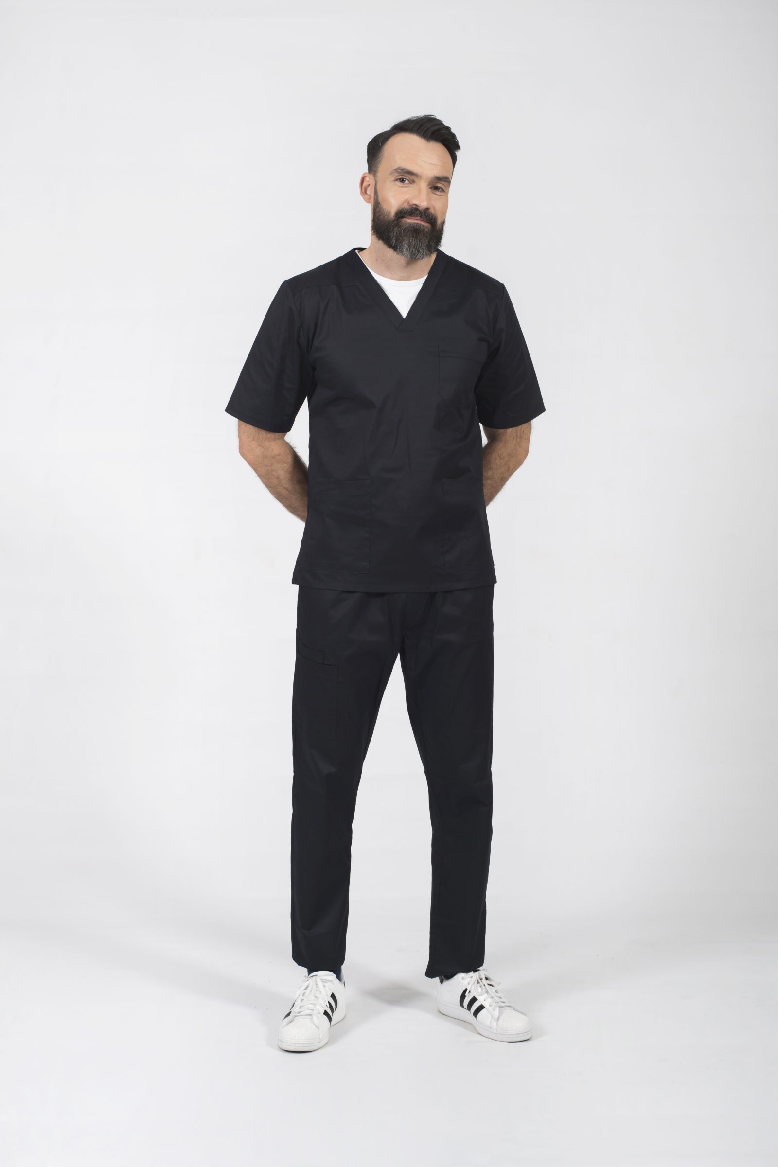 stylish doctor odzież medyczna z kieszeniami wygodne eleganckie dla lekarza personelu szpitala prywatnego bluza bluzka leonardo popr 003
