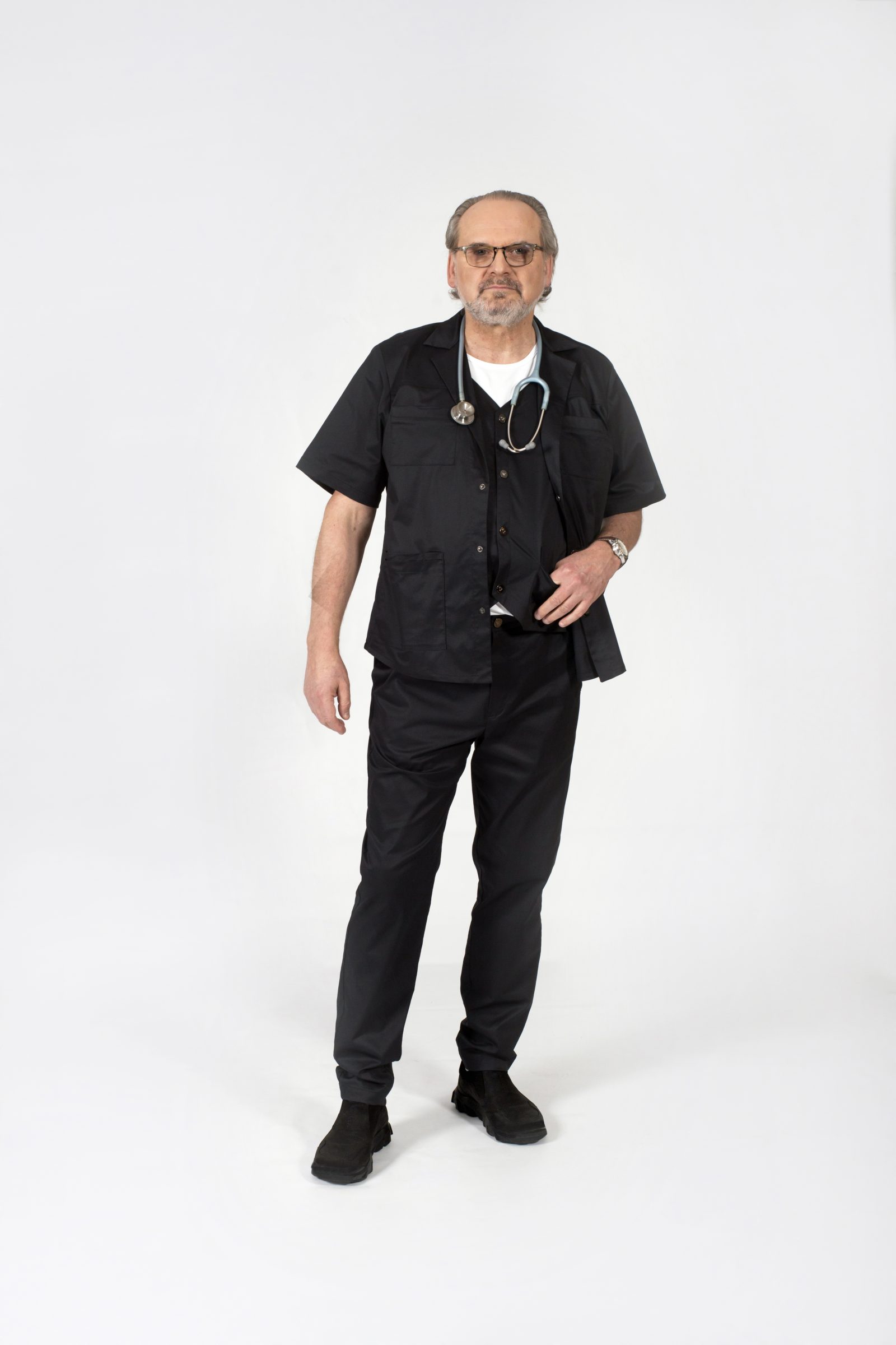stylish doctor odzież specjalistyczna kadra opieki zdrowotnej szpitala scrubs bluza donvito popr 012