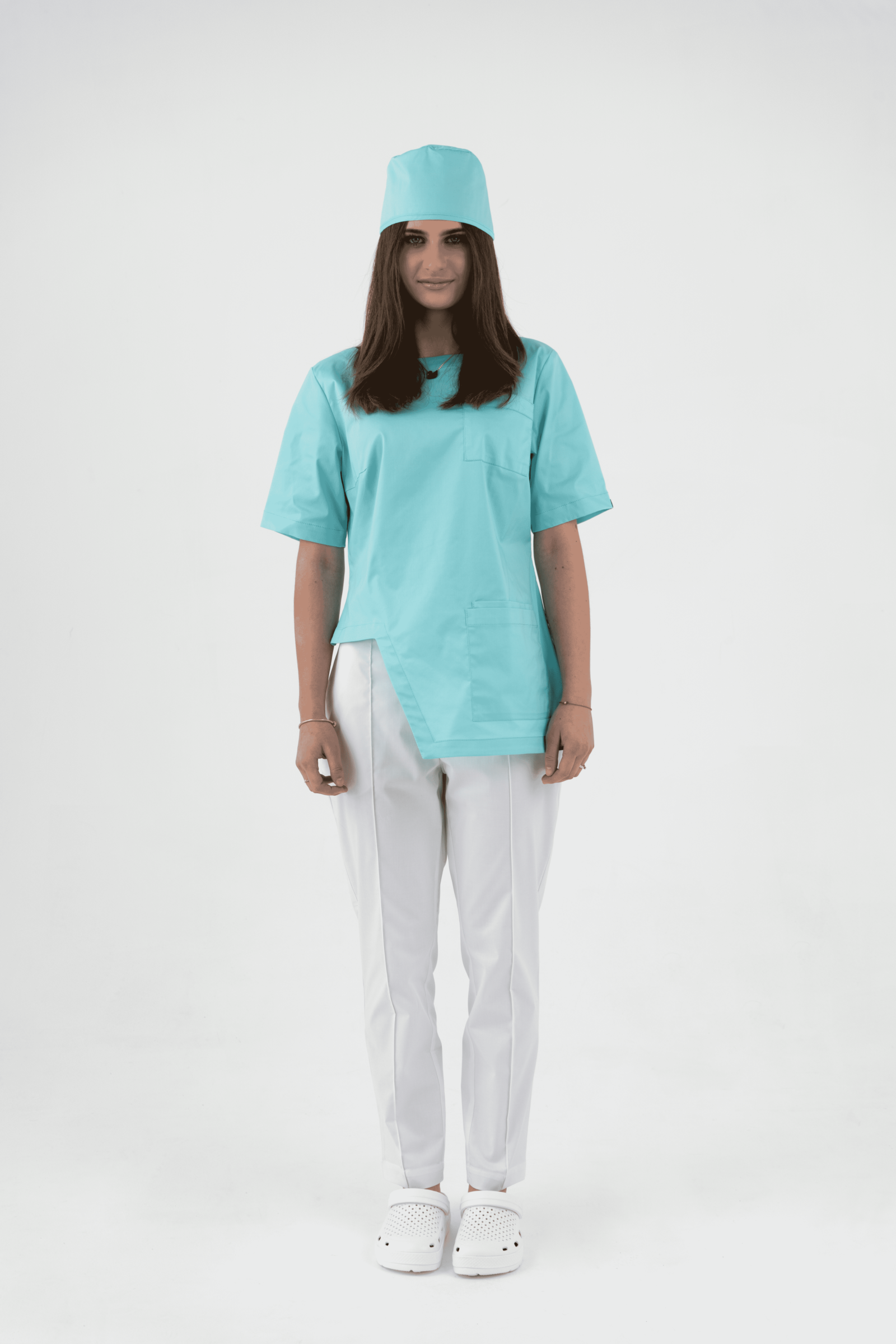 stylish doctor odzież ubrania medyczne lekarskie strój lekarza fizjoterapia scrubs bluza bluzka silvie 047