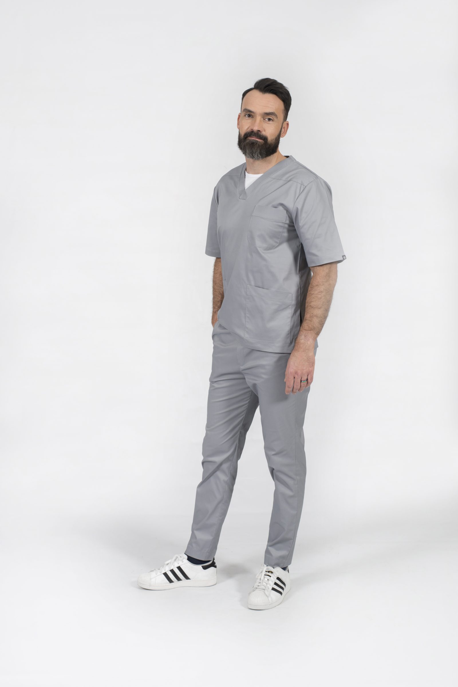 stylish doctor odzież ubranie medyczne dla internisty onkologa pediatry scrubs bluza bluzka leonardo popr 006