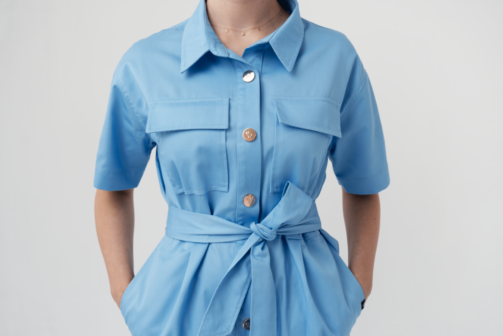 stylish doctor odzież ubranie medyczne dla personelu medycznego komplet kombinezon uniform emily 033