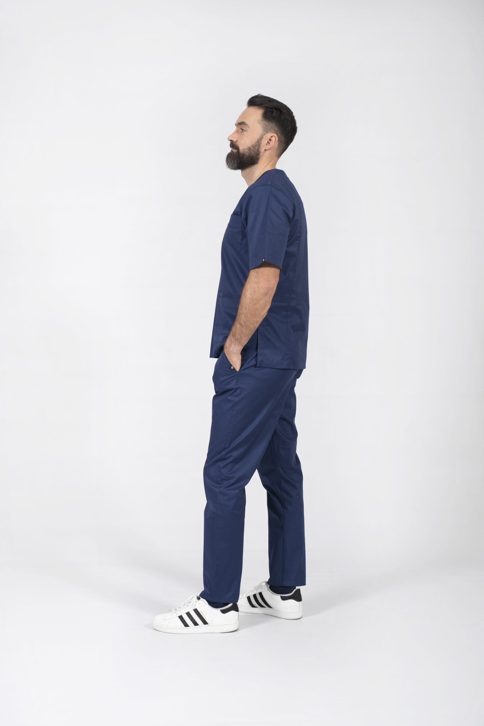 stylish doctor odzież ubranie medyczne eleganckie nowoczesne fizjoterapeutyczne scrubs bluza bluzka alessandro popr 006