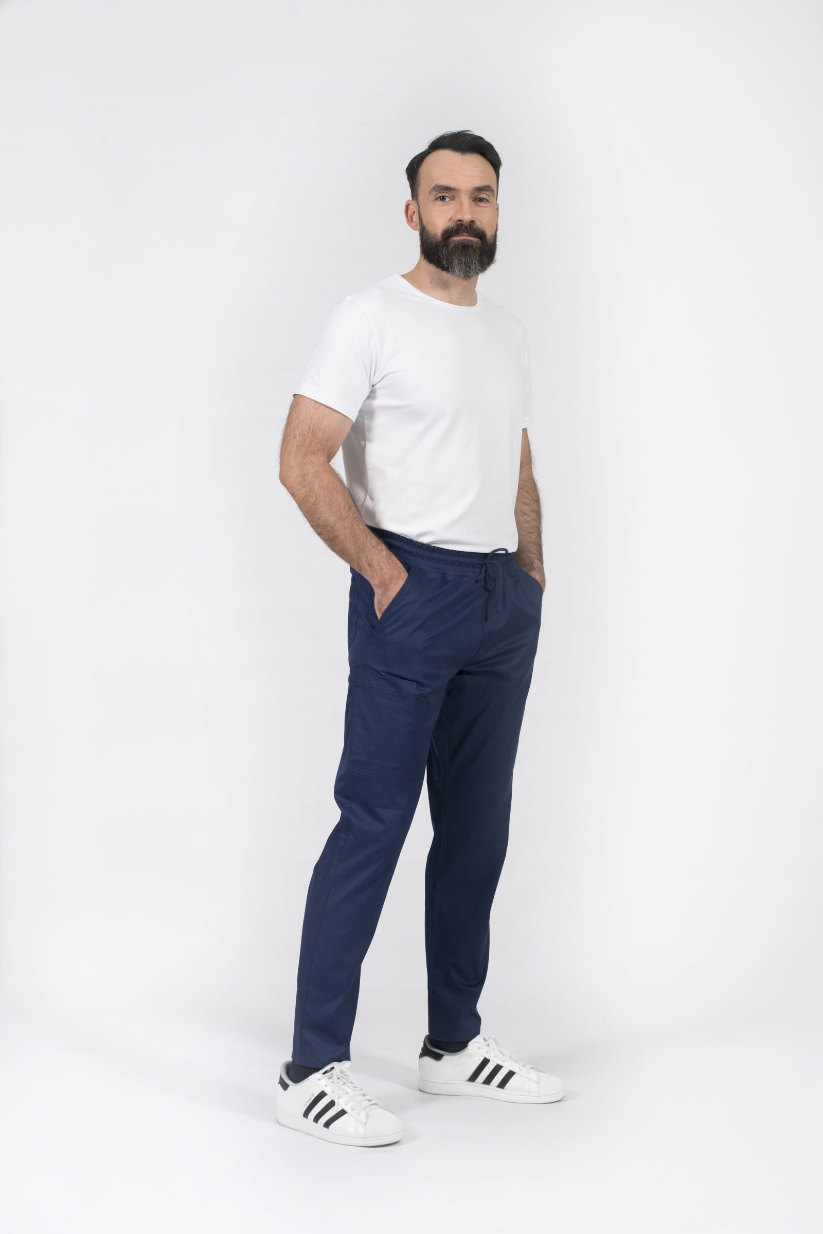 stylish doctor odzież ubranie medyczne lekarskie stomatologiczne fizjoterapeutyczne okulistyczne diagnostyczne szpital psychiatryczny scrubs spodnie fabio popr 003