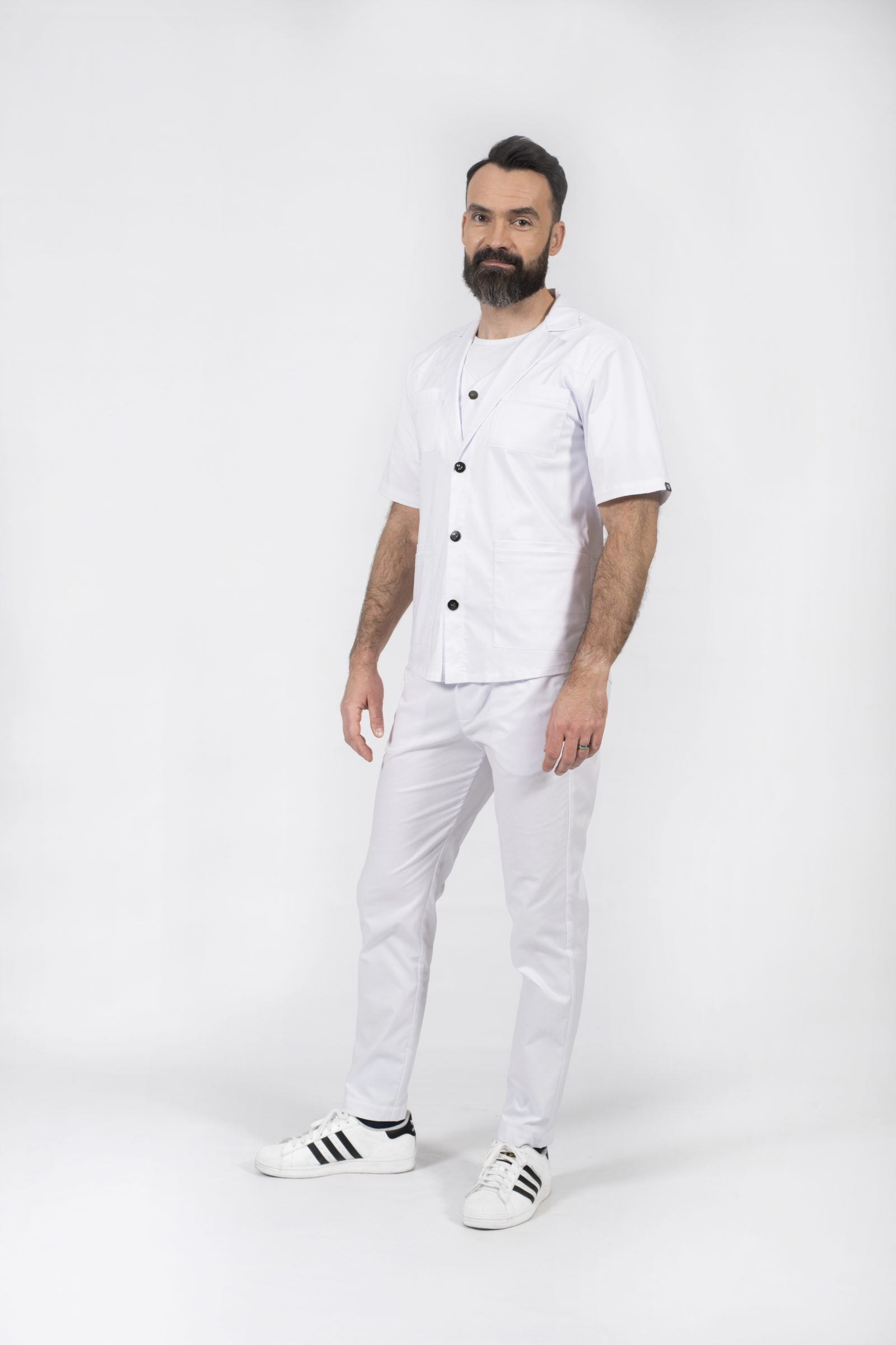 stylish doctor odzież ubranie medyczne lekarskie stomatologiczne fizjoterapeutyczne scrubs bluza donvito popr 015