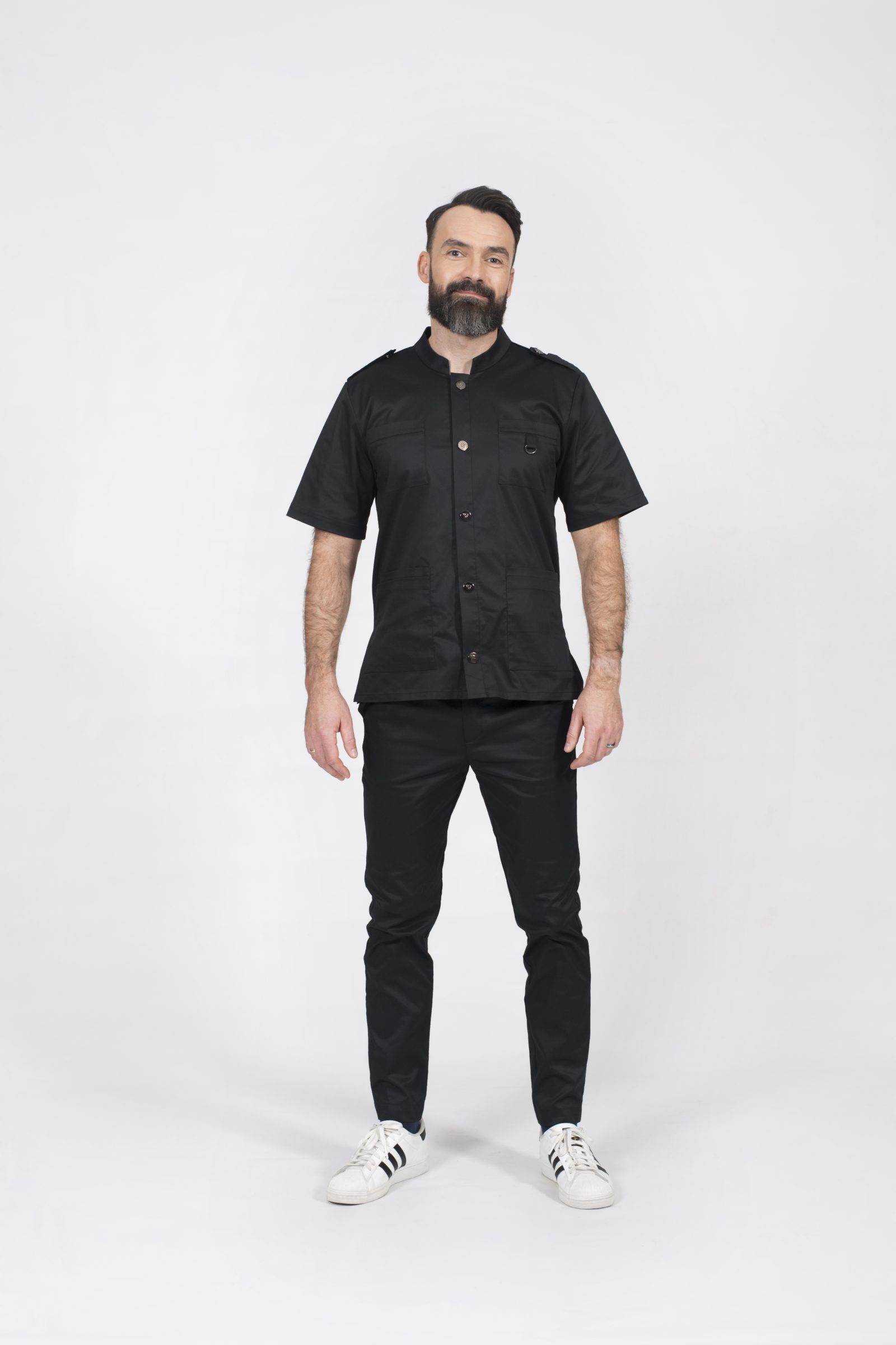 stylish doctor odzież ubranie medyczne lekarskie stomatologiczne fizjoterapeutyczne scrubs bluza giorgio popr 008