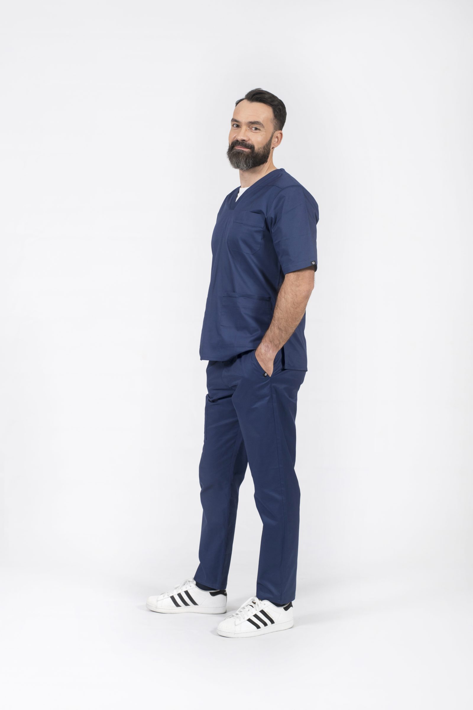 stylish doctor odzież ubranie medyczne lekarskie weterynaryjne laboratoryjne kosmetyczne stomatologiczne fizjoterapeutyczne scrubs bluza bluzka alessandro popr 011