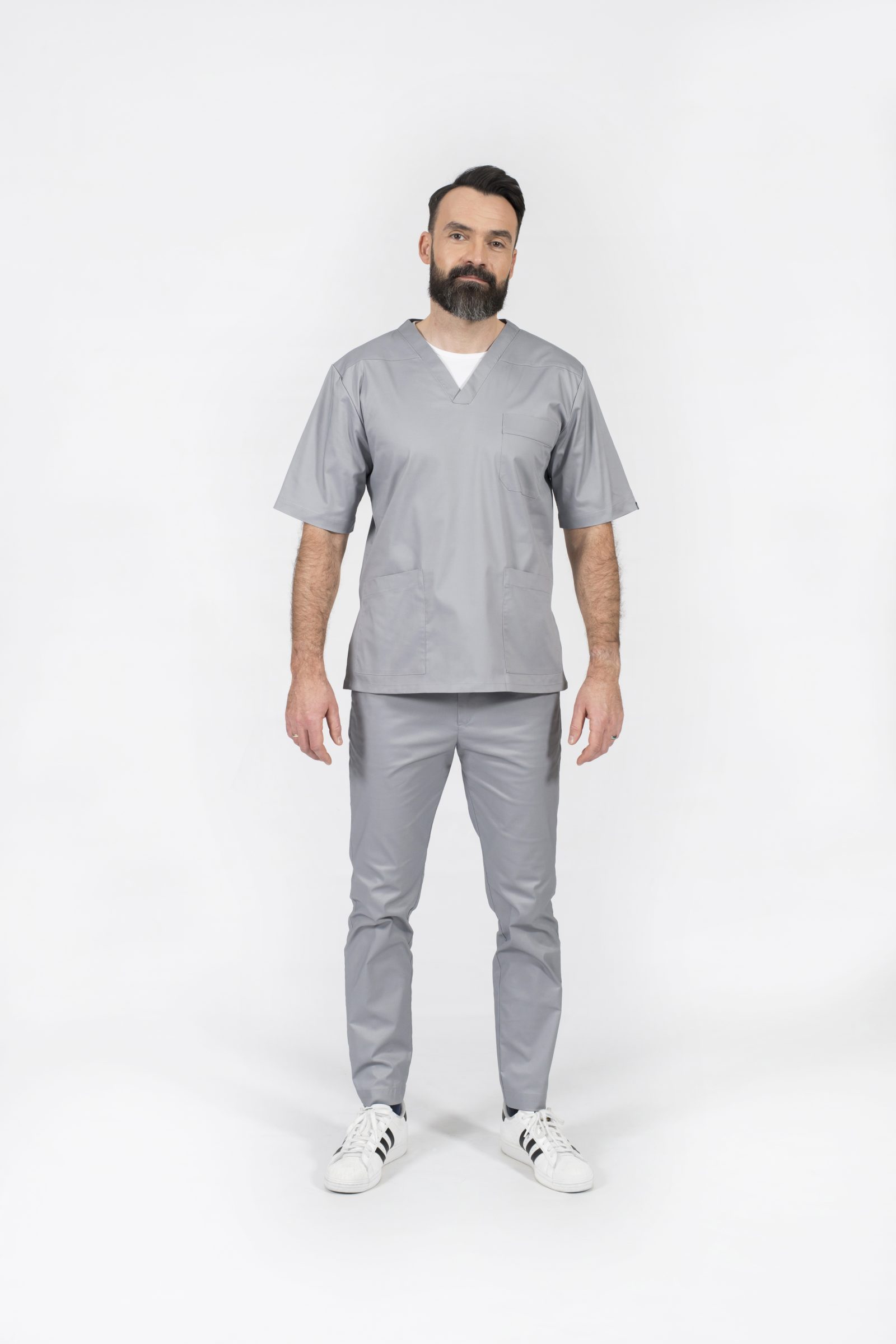 stylish doctor odzież ubranie medyczne marynarka chirurgiczne scrubs bluza bluzka leonardo popr 014