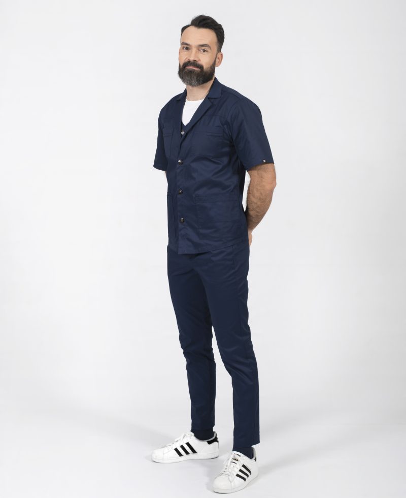 stylish doctor odzież ubranie medyczne opieka zdrowotna chirurg dermatolog okulista scrubs bluza donvito popr 016