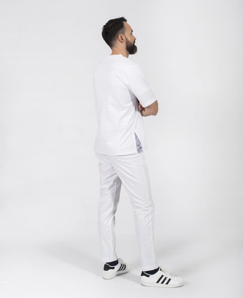 stylish doctor odzież ubranie medyczne pielęgniarskie strój chirurgiczny okulistyczny scrubs bluza bluzka leonardo popr 016