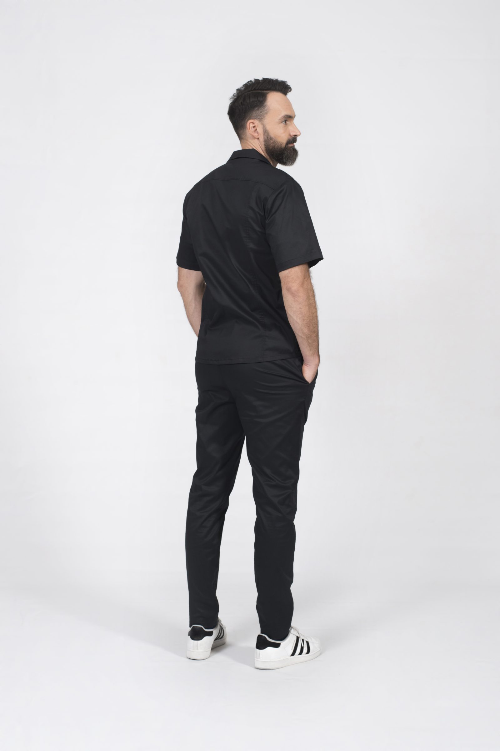 stylish doctor odzież ubranie medyczne profesjonalistów medycznych scrubs bluza donvito popr 017