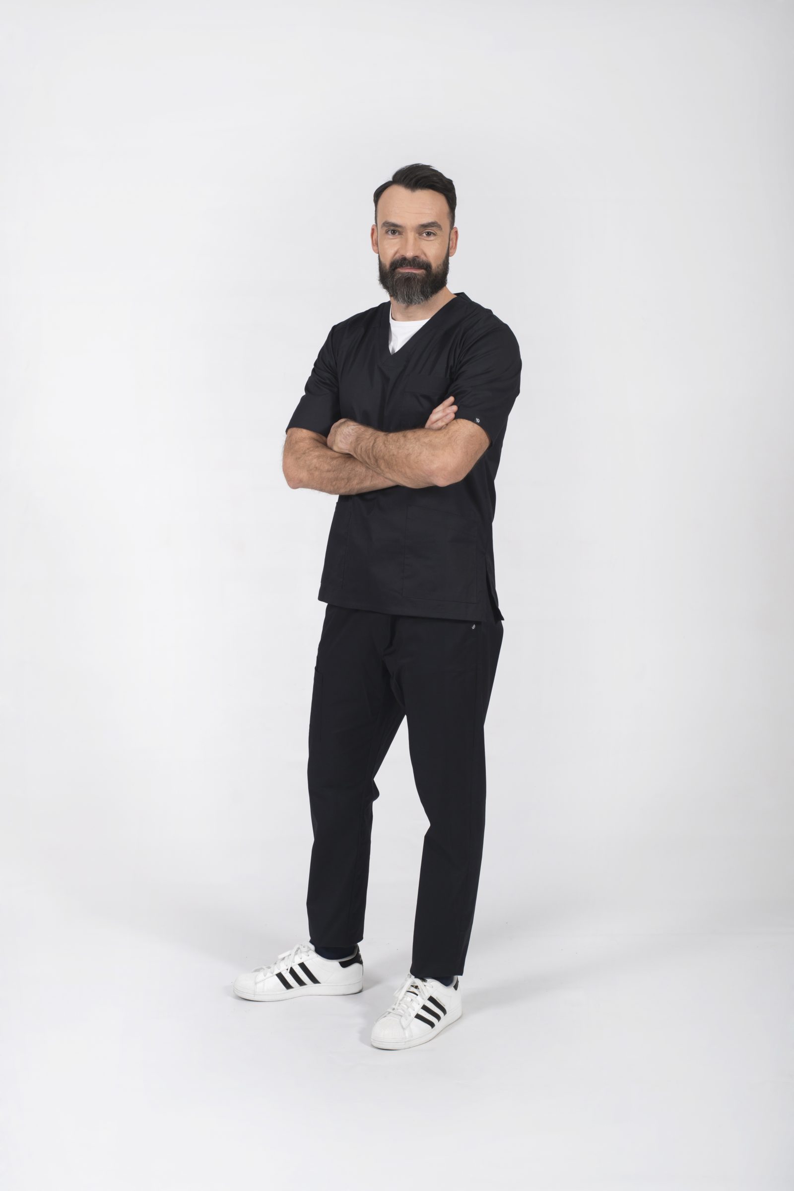 stylish doctor odzież ubranie strój ochronne dla lekarzy służby zdrowia scrubs bluza bluzka leonardo popr 017