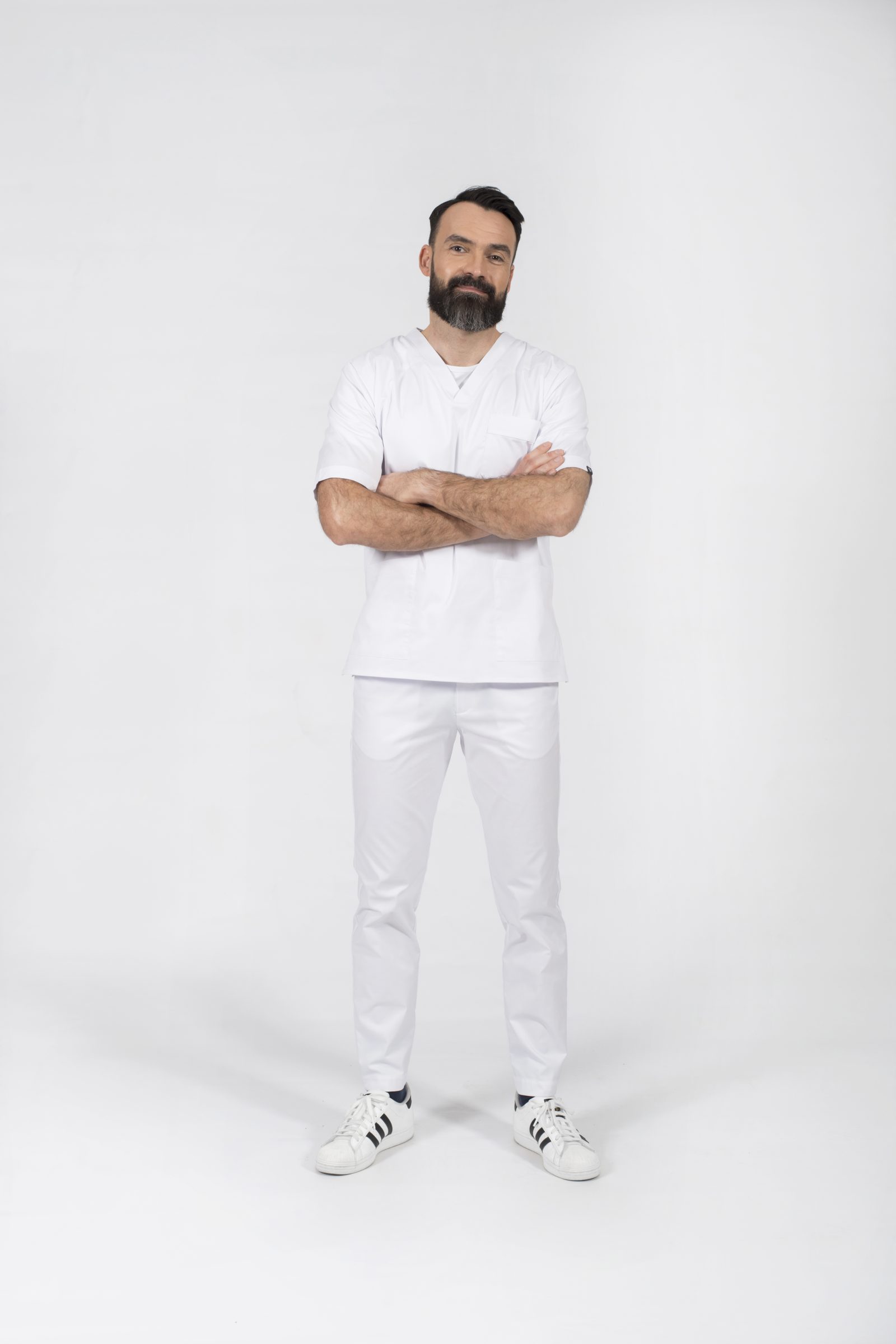 stylish doctor ubiór medyczny dermatologiczny kardiologiczny scrubs bluza bluzka leonardo popr 018