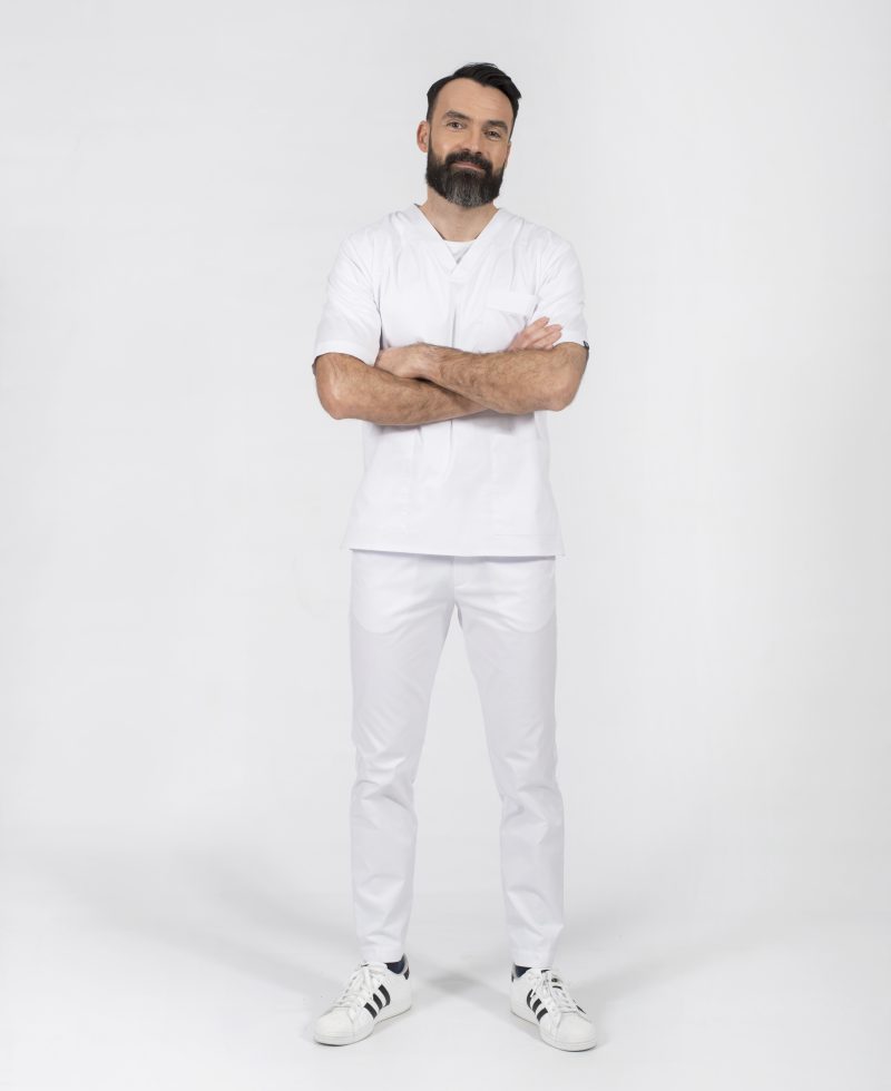 stylish doctor ubiór medyczny dermatologiczny kardiologiczny scrubs bluza bluzka leonardo popr 018