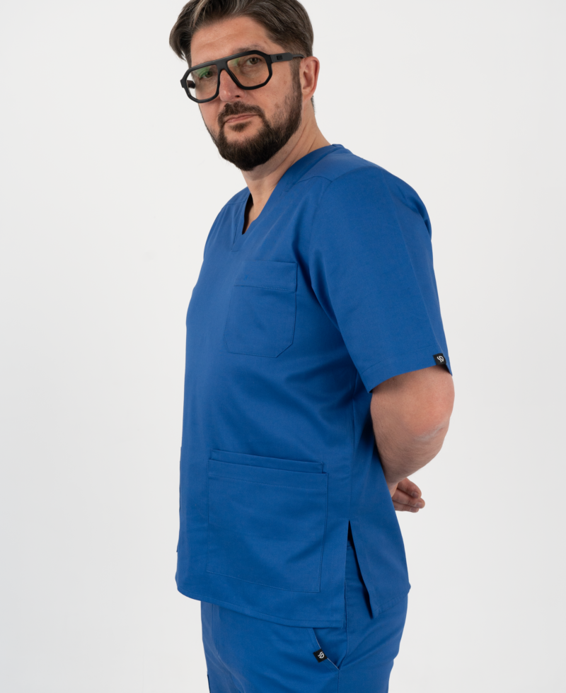 stylish doctor medical clothing attire Alessandro scrub top Fabio pants 003