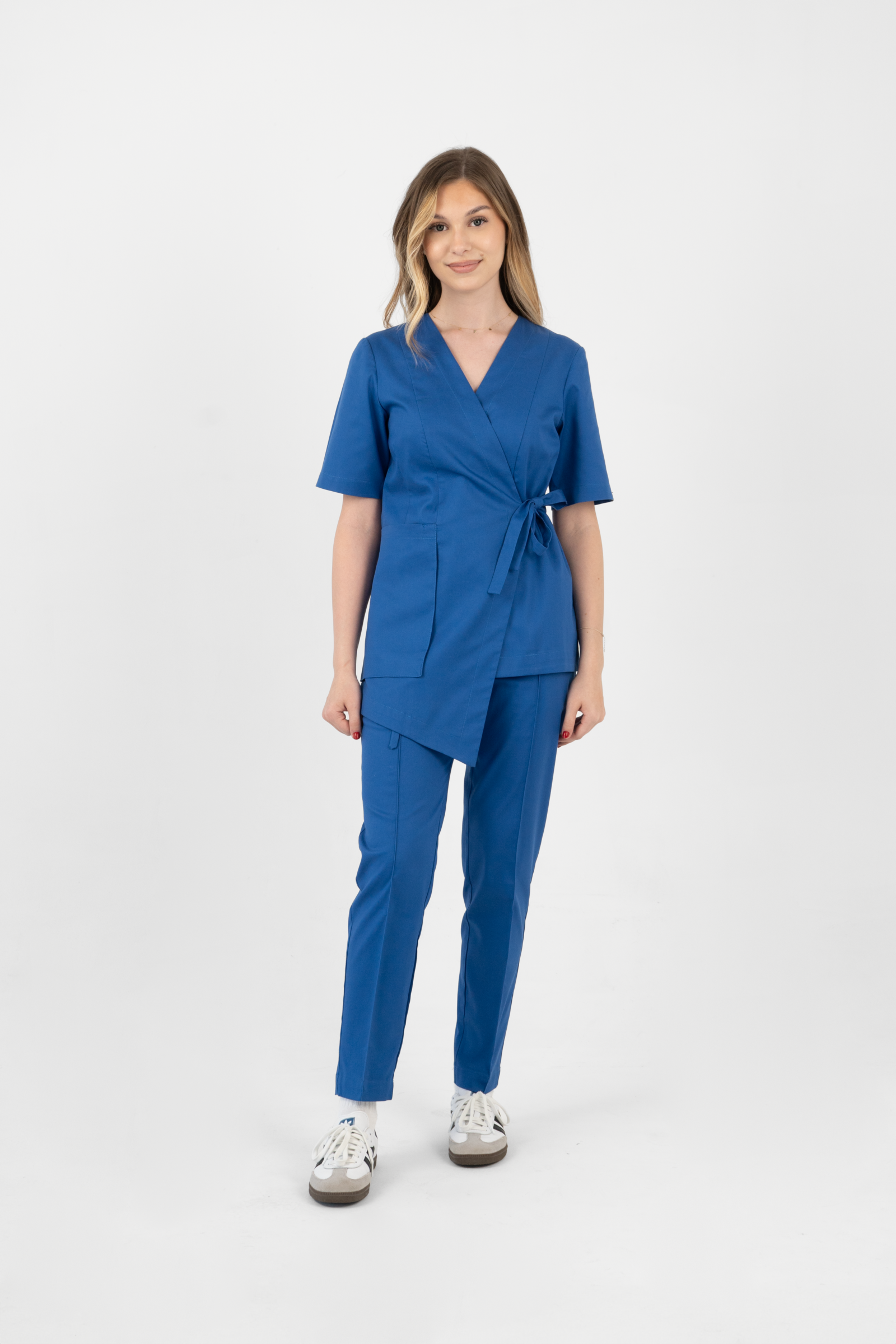 stylish doctor medical clothing attire Audrey scrub top Julietta pants 001