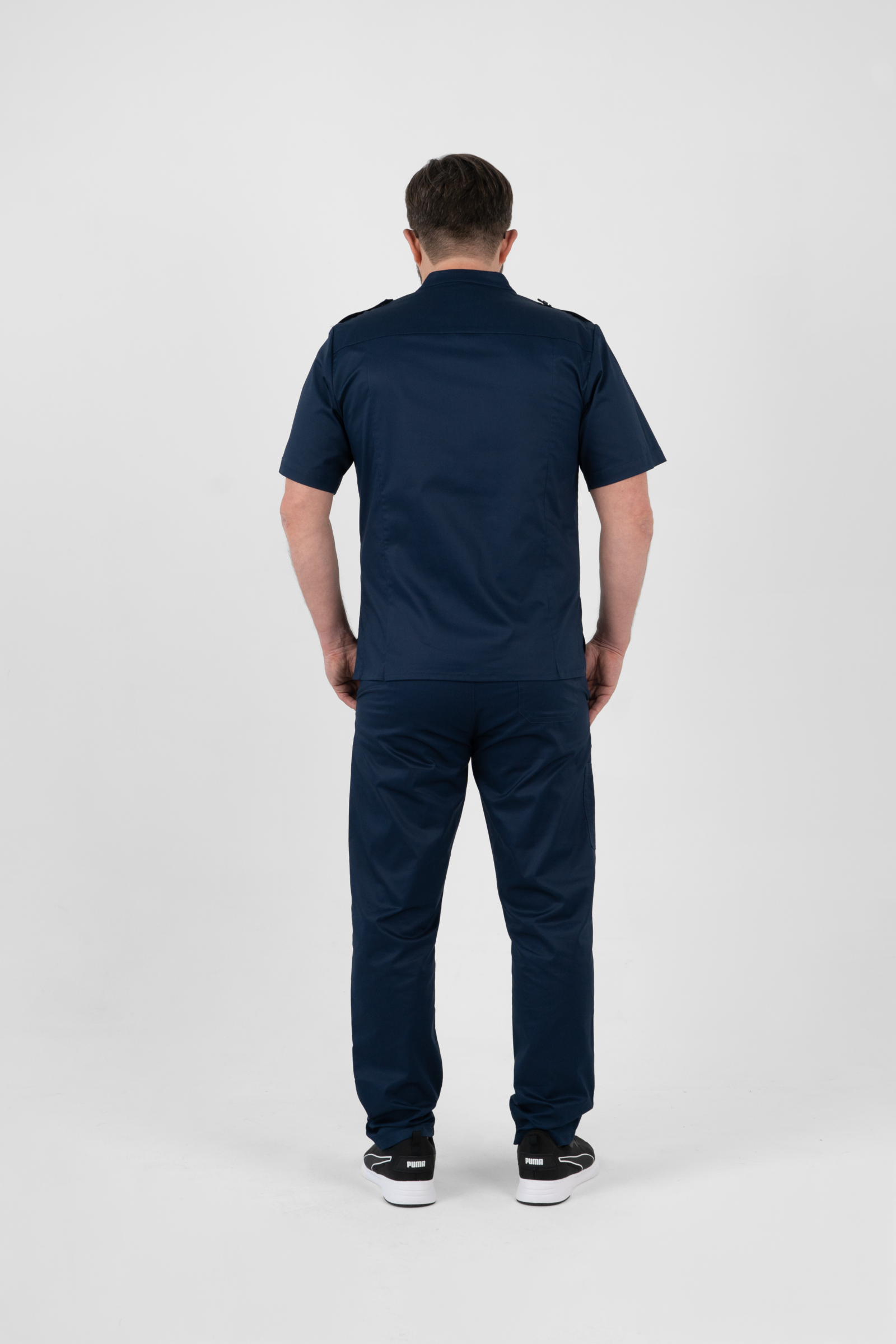 stylish doctor medical clothing attire Giorgio scrub top Fabio pants 001